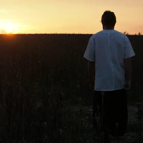 Lněná košile krátký rukáv bílá